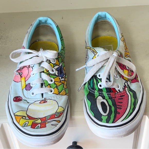 Vans Era Custom Culture X Hoya Fruit Canvas Sneakers Size Men’s 5.5, Women’s 7 - Picture 3 of 9